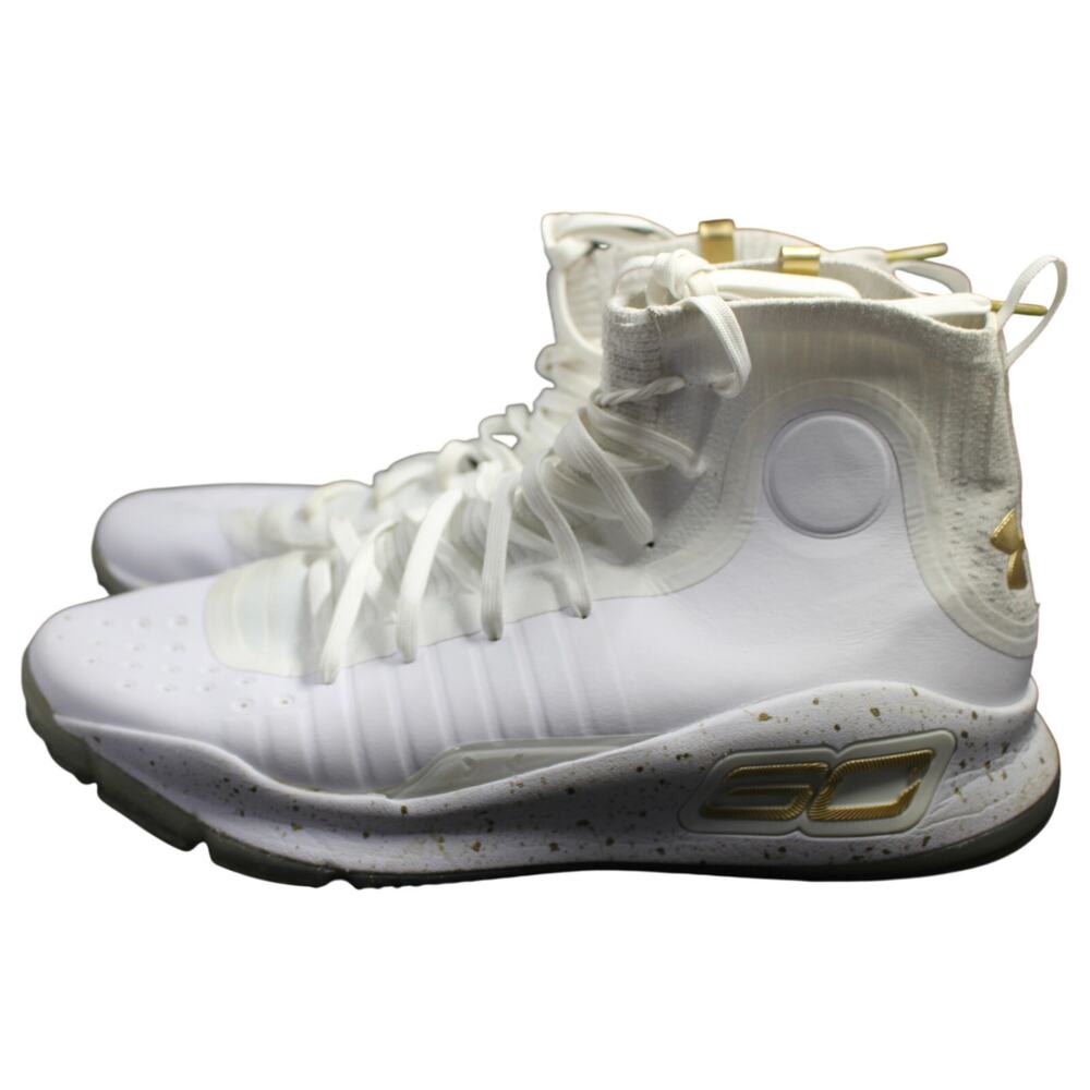 Under Armour Curry 4 Wht/Gld Size 11.5 M